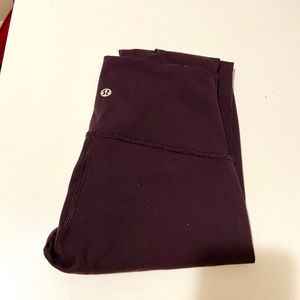 Lululemon Wunder Under Burgundy